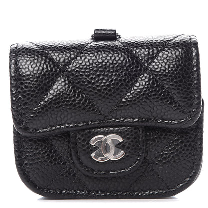 Chanel Caviar Quilted Airpods Pro Case Black 2 of 10