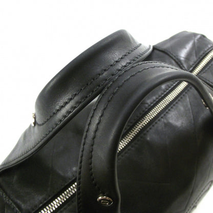 Chanel Lambskin CC Chevron Boston Black 6 of 12