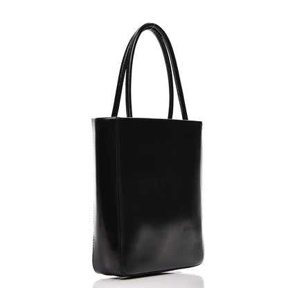 Prada Vitello Box Mini Logo Bag Black 4 of 11