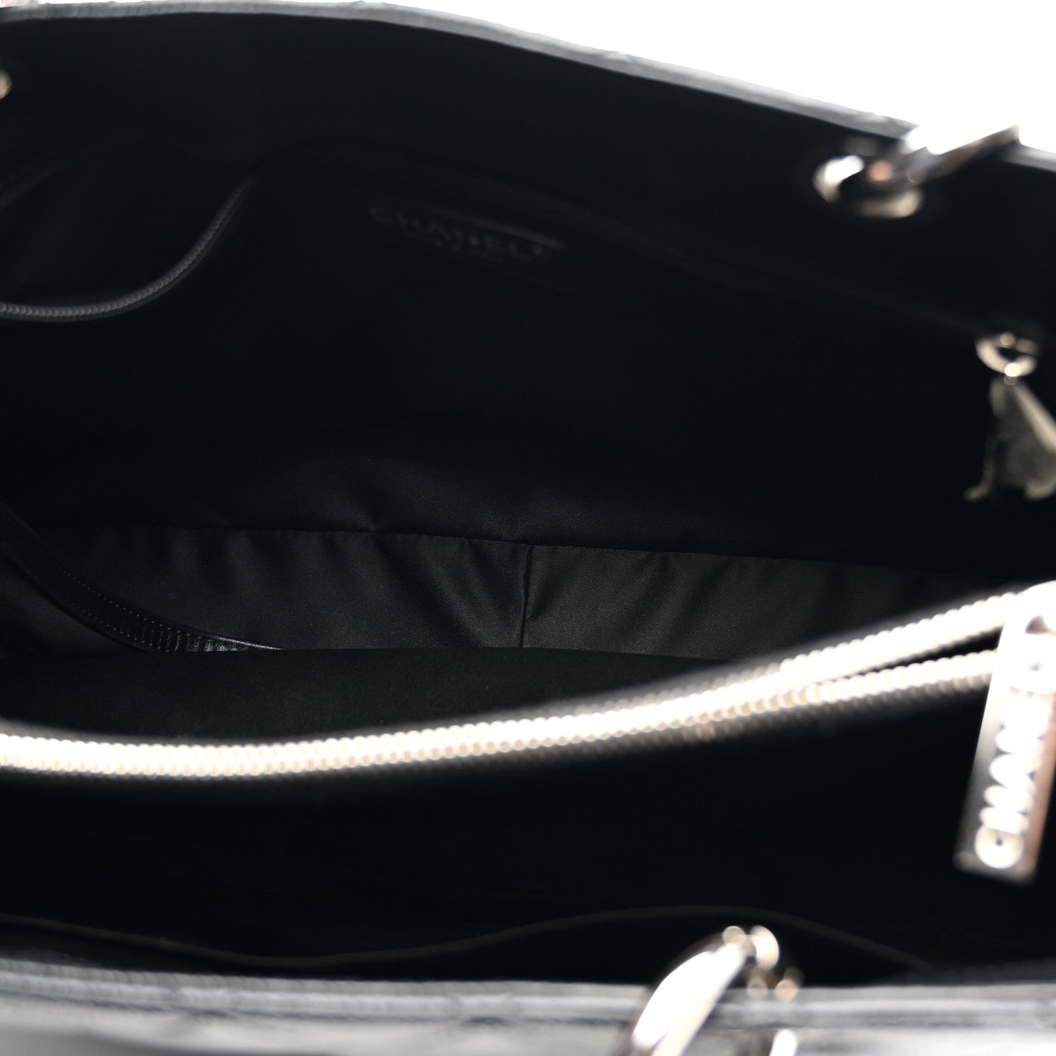 Chanel Caviar Quilted Grand Shopping Tote GST Black 6 of 12