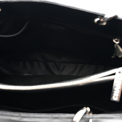 Chanel Caviar Quilted Grand Shopping Tote GST Black 6 of 12