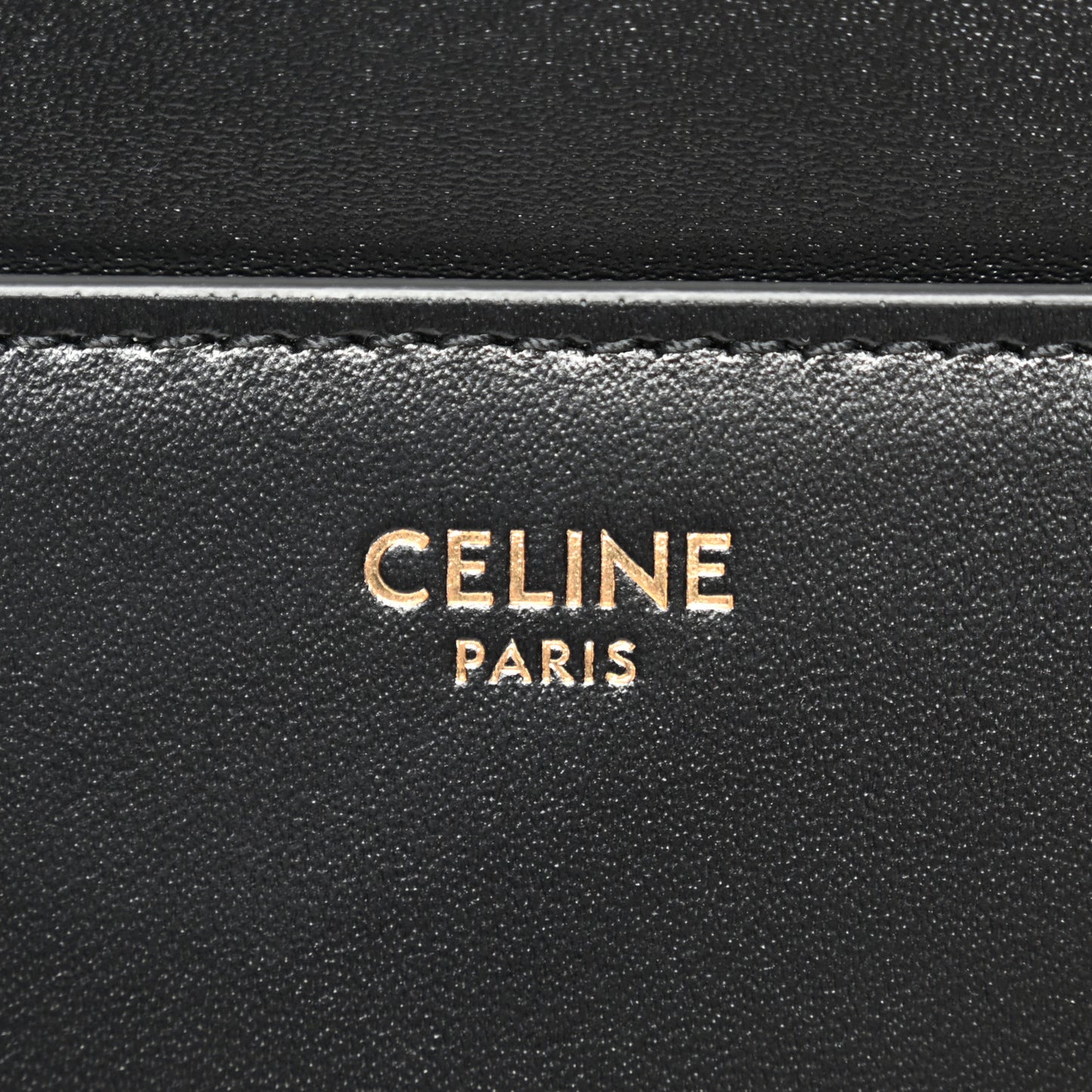 Satinated Calfskin Small 16 Top Handle Bag Black