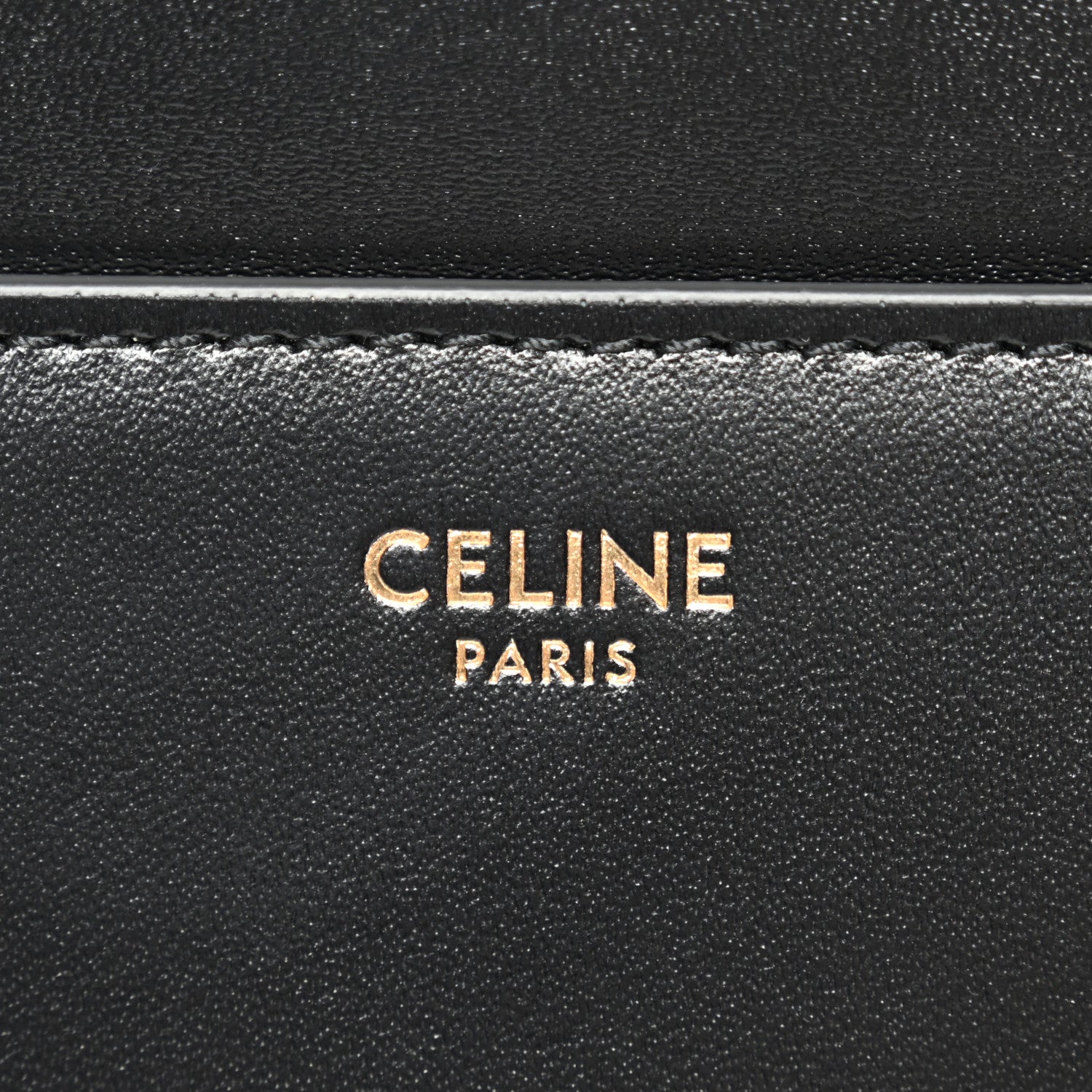 Celine Satinated Calfskin Small 16 Top Handle Bag Black 7 of 11