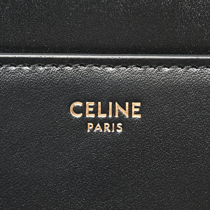 Celine Satinated Calfskin Small 16 Top Handle Bag Black 7 of 11