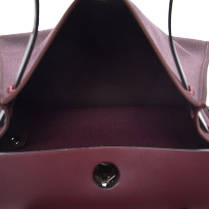 Hermes Vache Hunter Toile Officier Herbag Zip 31 PM Prune 6 of 9