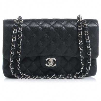 Chanel Caviar Quilted Medium Double Flap Black 1 of 8