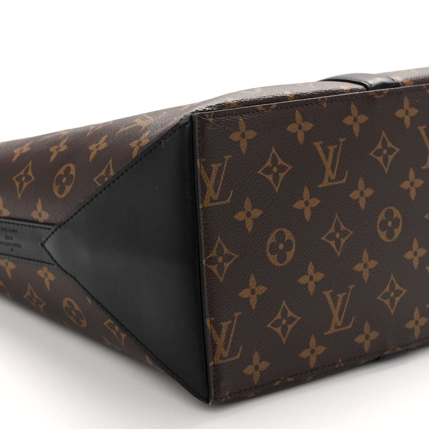 Louis Vuitton Monogram Macassar Weekend Tote GM 8 of 10