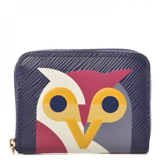 Epi Owl Zippy Coin Purse Iris