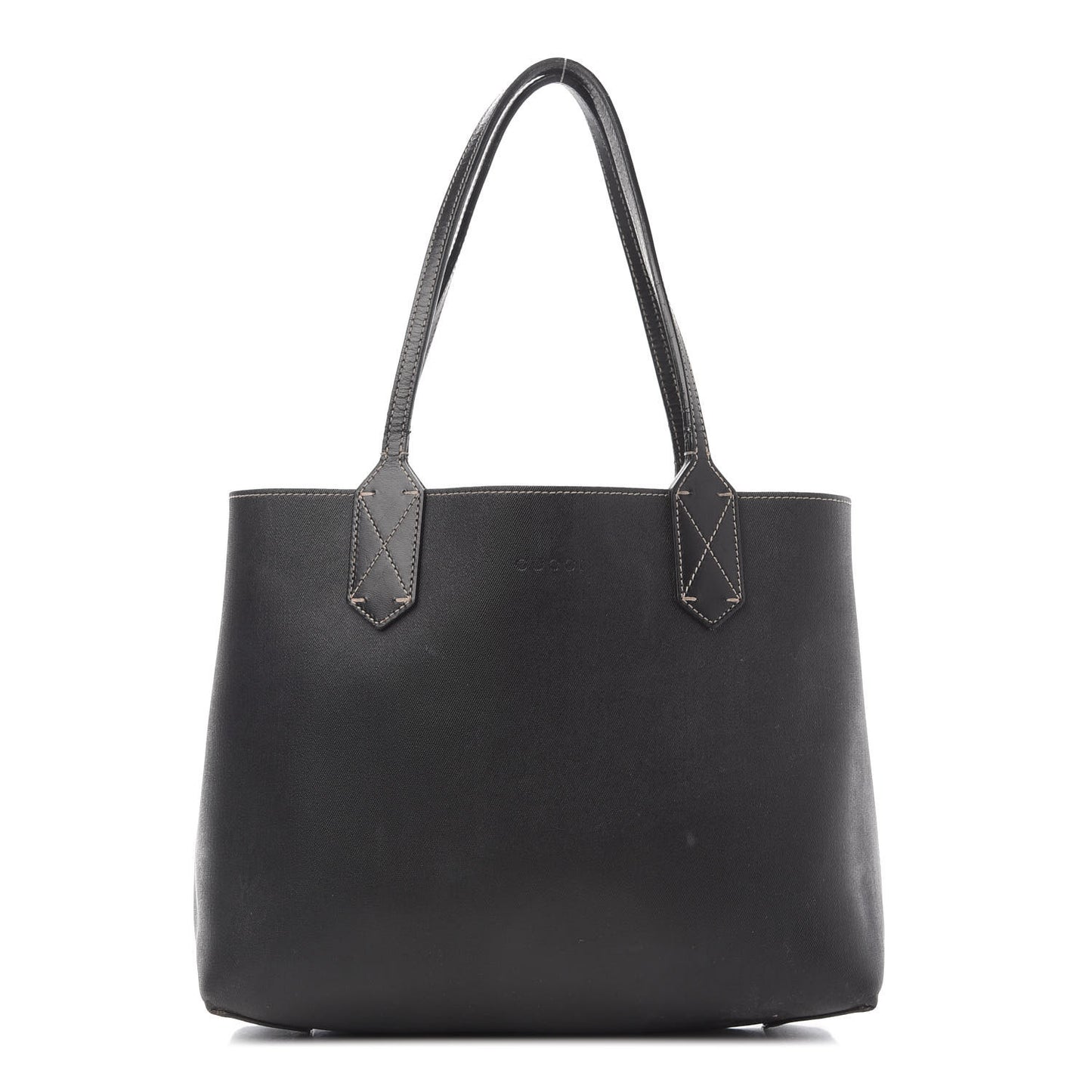 GG Supreme Monogram Small Reversible Tote Beige Black