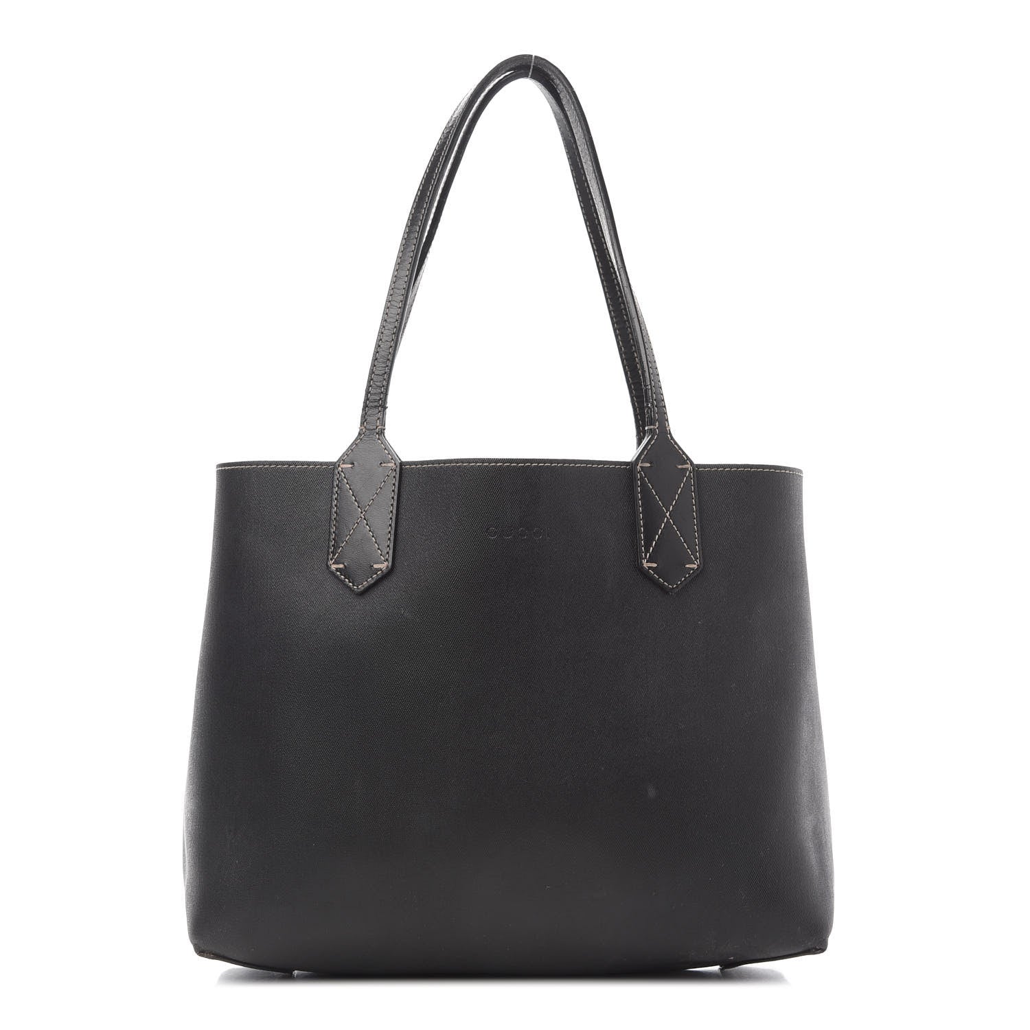 Gucci GG Supreme Monogram Small Reversible Tote Beige Black 4 of 20