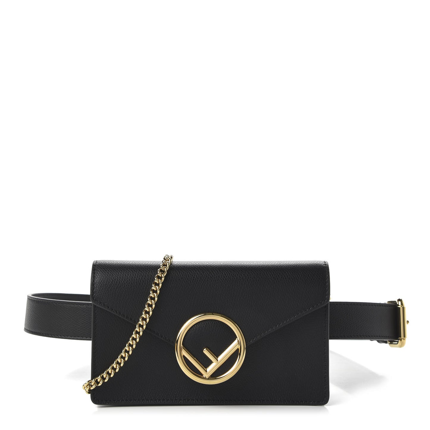 Vitello Cruise F is Fendi Envelope Belt Bag Black