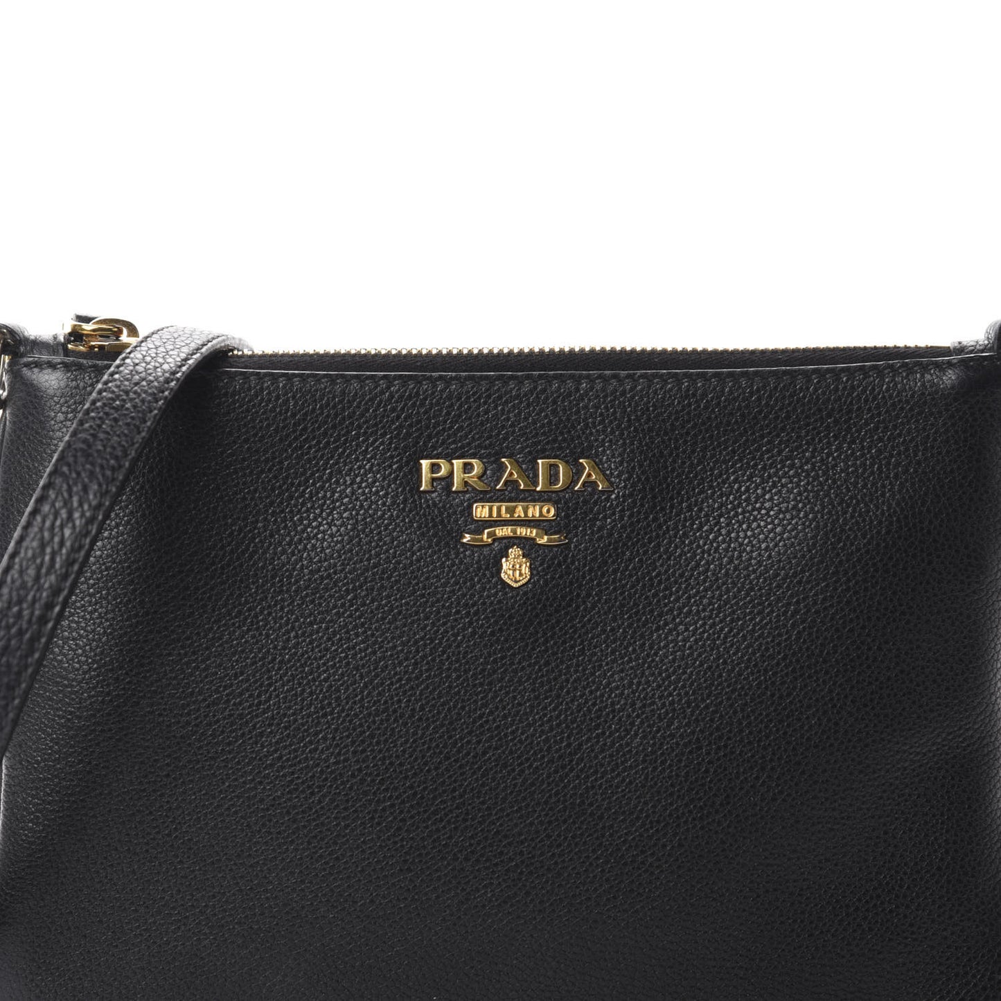 Vitello Phenix Crossbody Bag Black