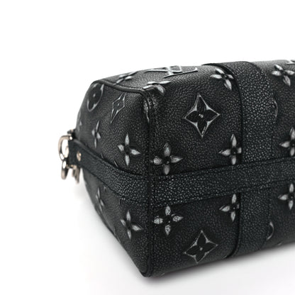 Louis Vuitton Cowhide Faded Monogram City Keepall Charcoal 7 of 8