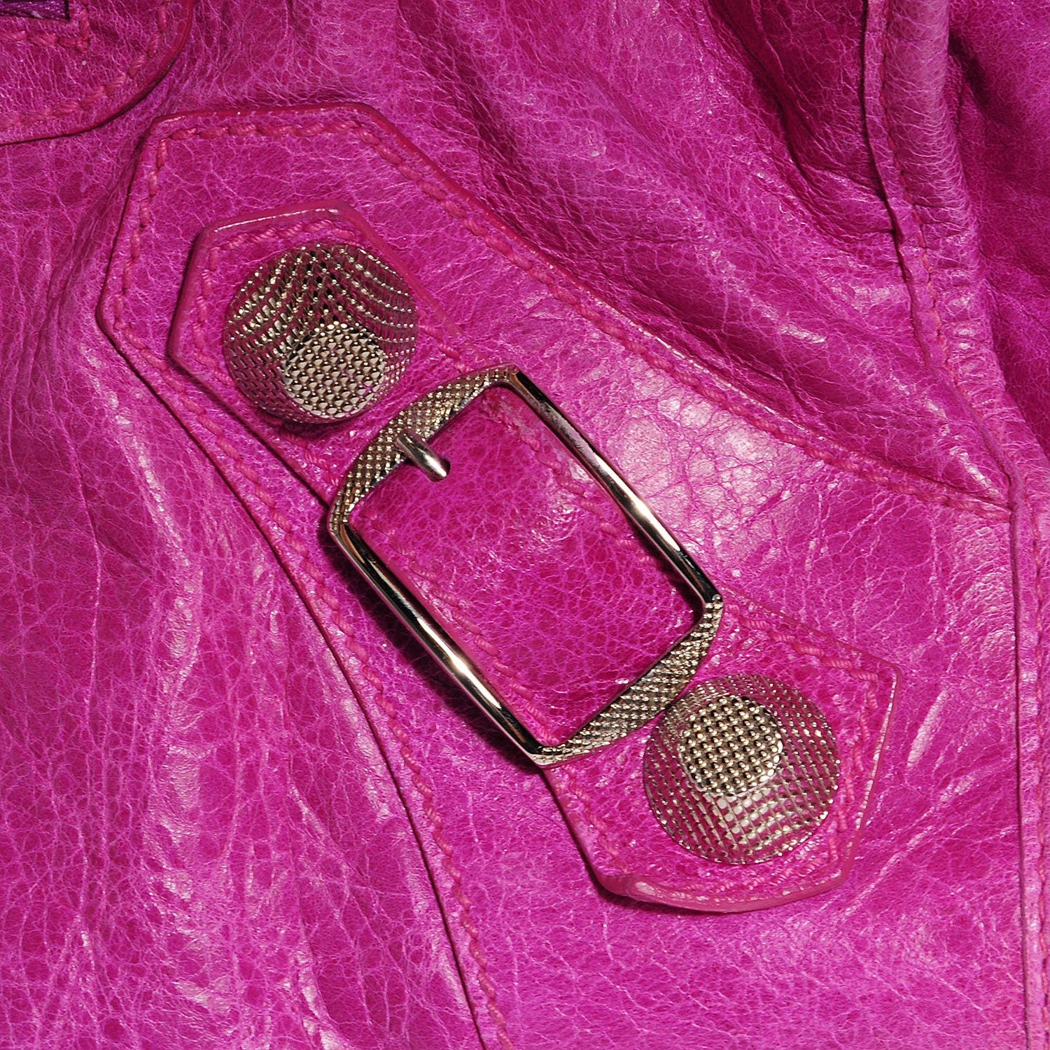 Balenciaga Agneau Giant 21 Silver Hardware Part Time Magenta 7 of 14