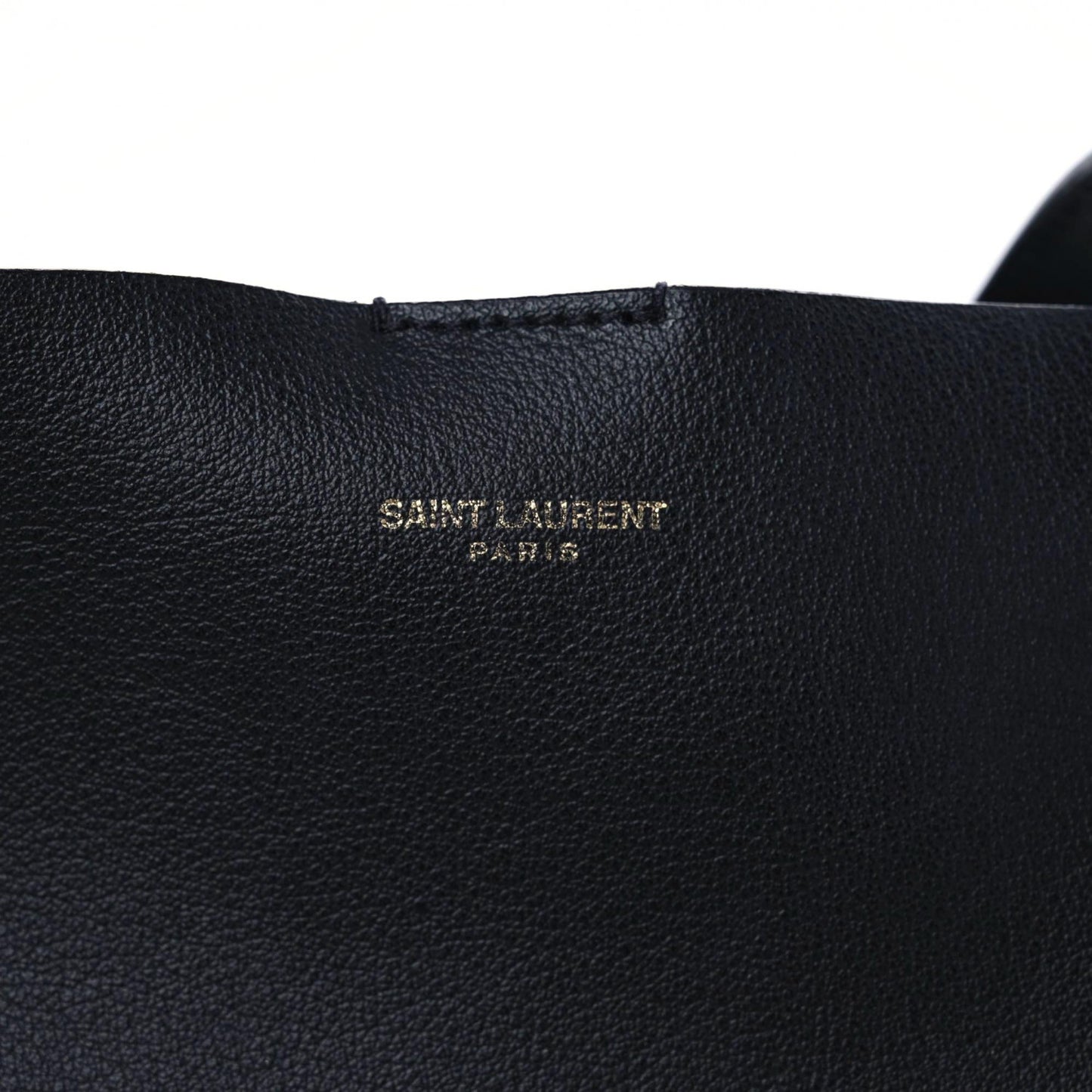 Calfskin Large Shopping Tote Black