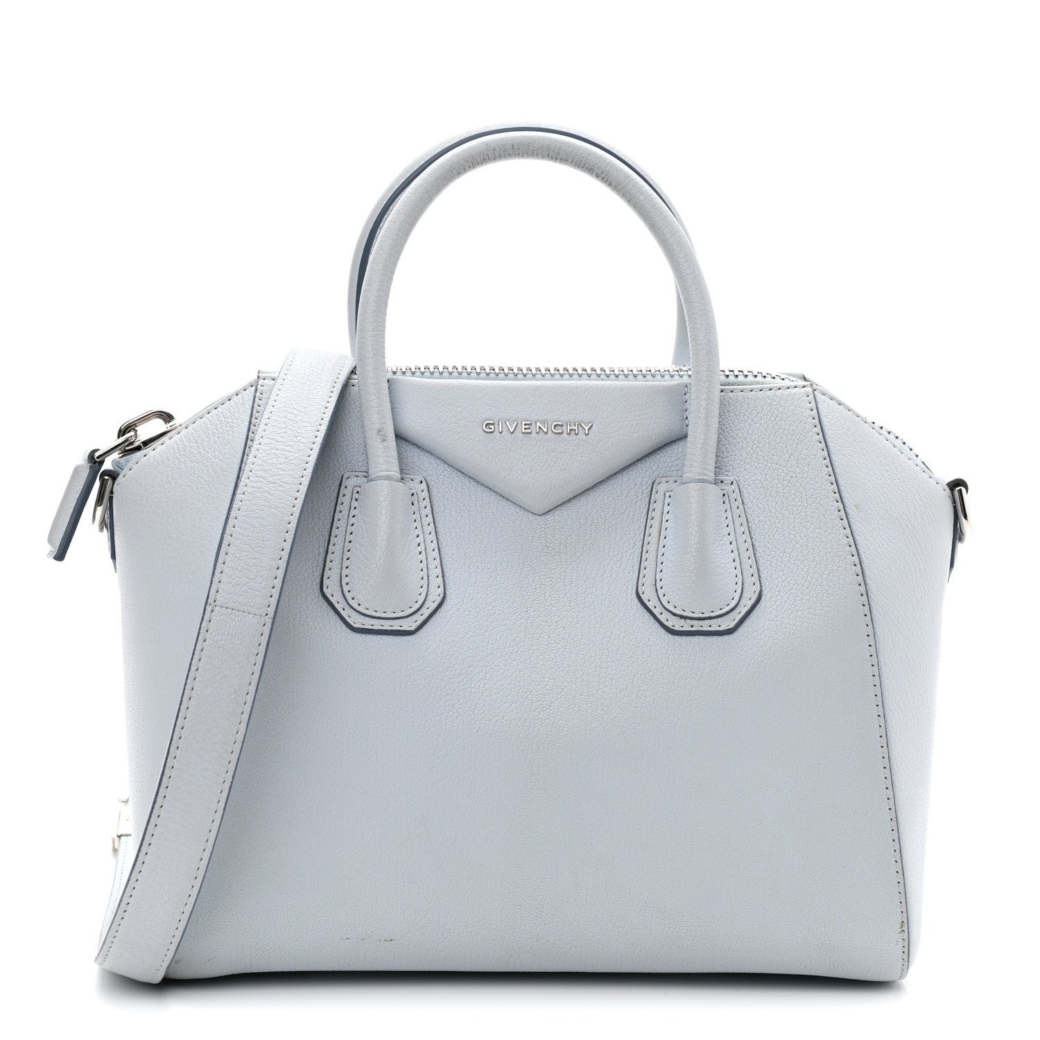 Givenchy Sugar Goatskin Small Antigona Pale Blue 1 of 22