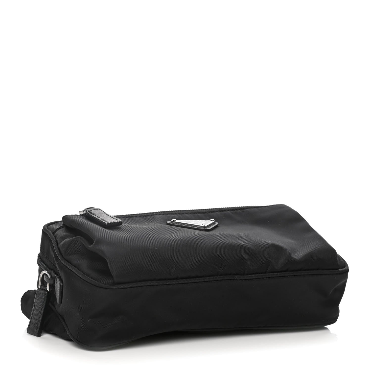 Prada Tessuto Nylon Saffiano Belt Bag Black 4 of 18