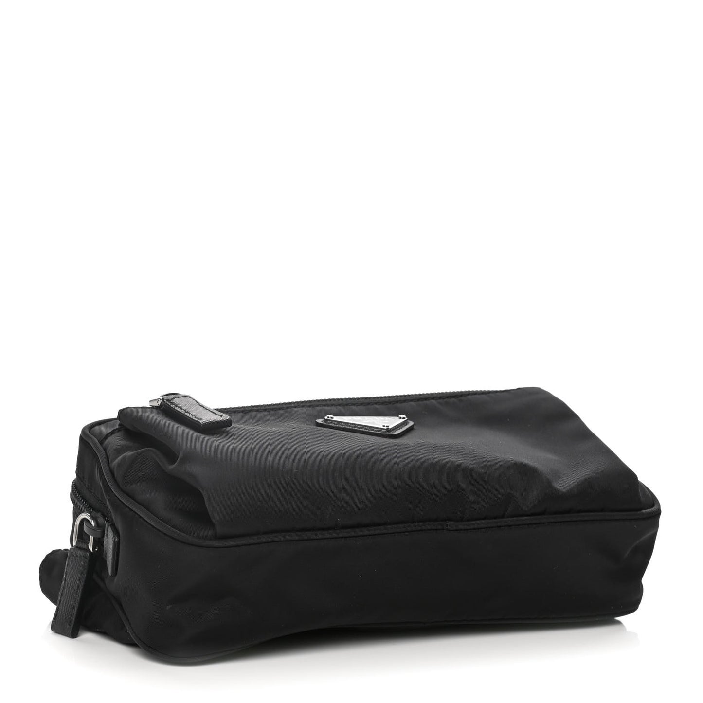 Tessuto Nylon Saffiano Belt Bag Black