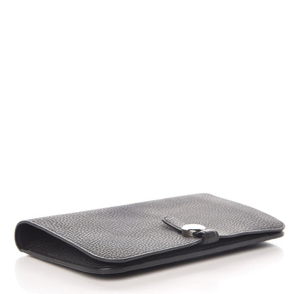 Hermes Togo Dogon Duo Wallet Black 5 of 11