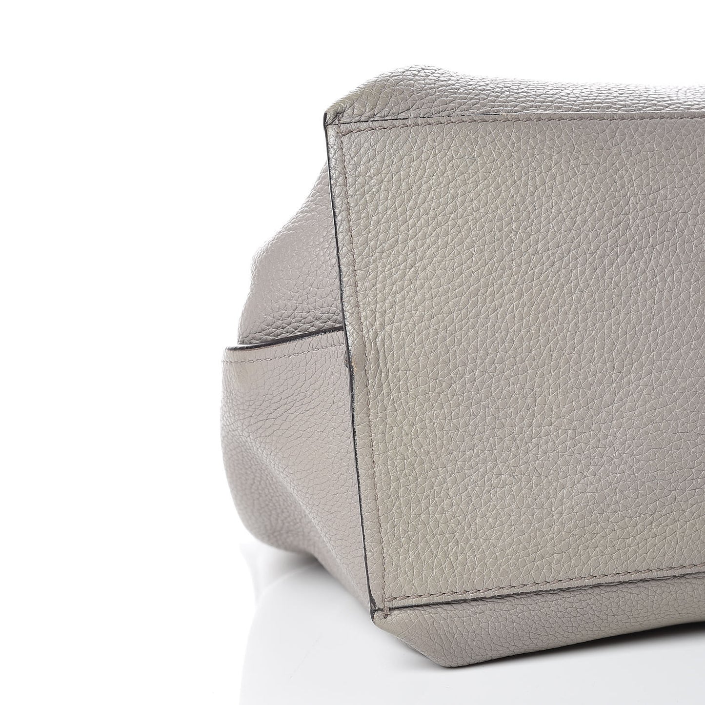 Cellarius Calfskin Large Bamboo Daily Top Handle Bag Storm Grey