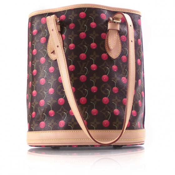 Louis Vuitton Monogram Cerises Petite Bucket Bag Cherry 1 of 8