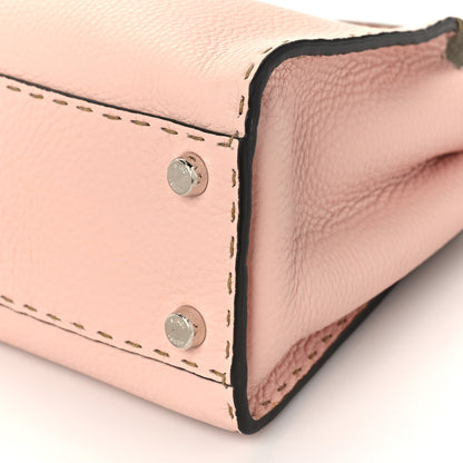 Fendi Cuoio Romano Selleria Bi-Color Medium Peekaboo Iconic Essentially Satchel Cipria Latte 9 of 9
