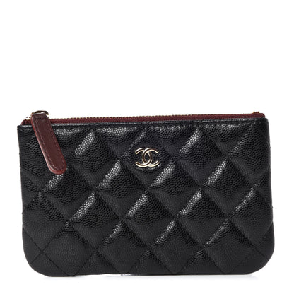 Chanel Caviar Quilted Small Cosmetic Case Black 1 of 10