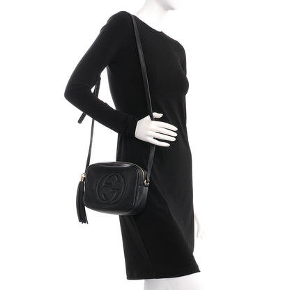 Gucci Pebbled Calfskin Small Soho Disco Bag Black 2 of 7