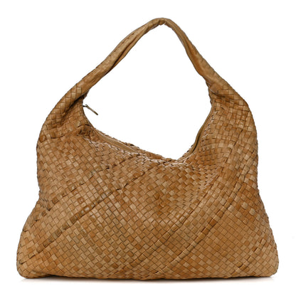 Bottega Veneta Nappa Intrecciato Maxi Nuvolato Veneta Hobo Paille 1 of 11