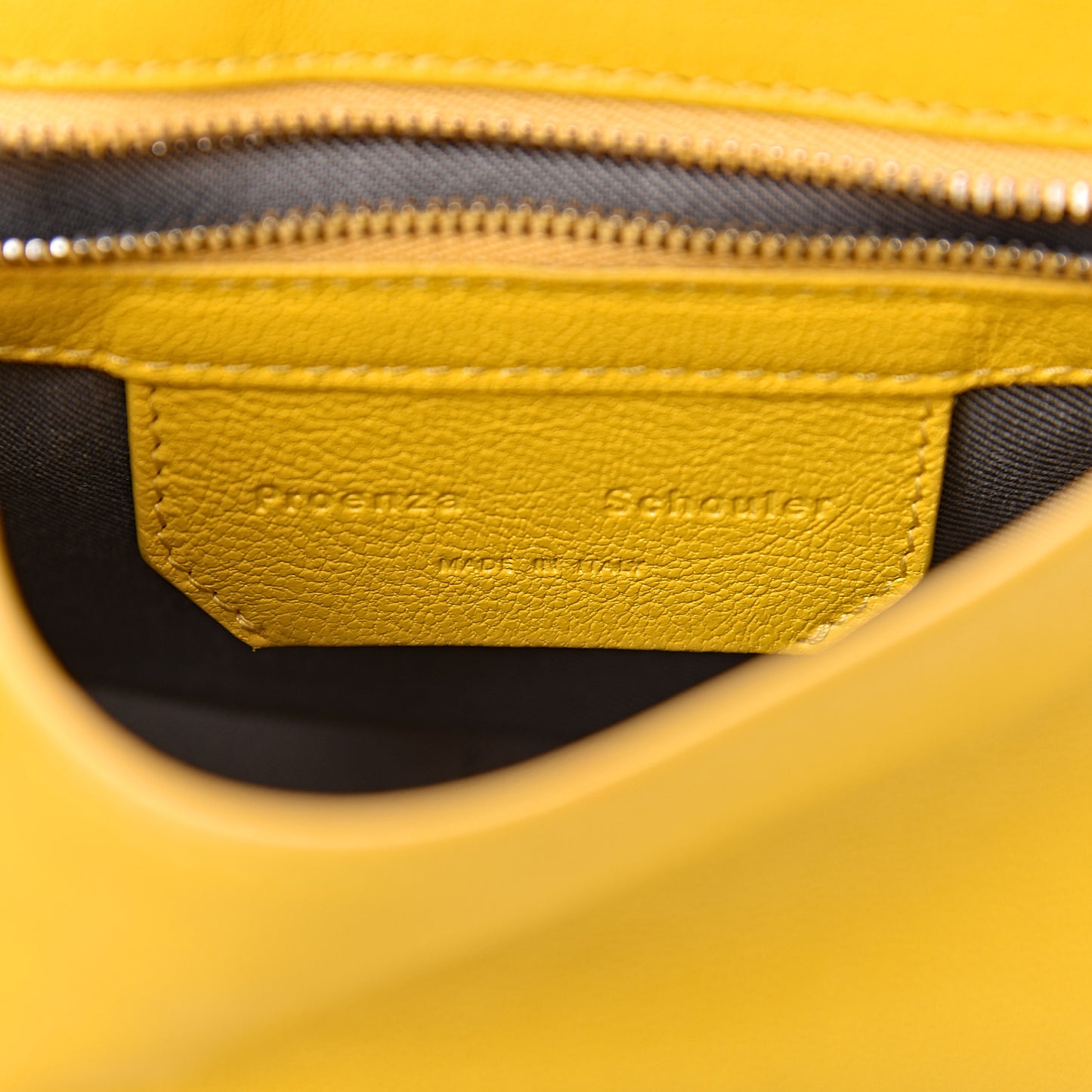 Lambskin PS1 Mini Pouch Messenger Bag Lemon