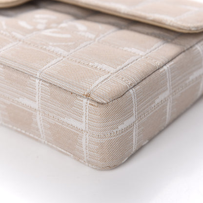 Chanel Nylon Travel East West Flap Beige 12 of 13