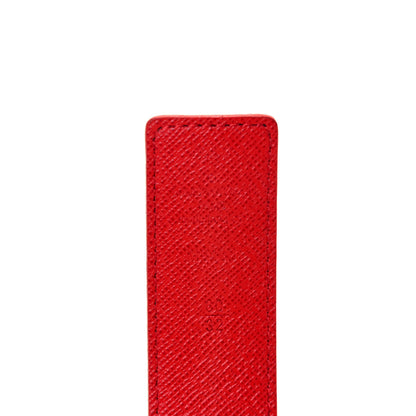 Louis Vuitton Calfskin Monogram LV Initiales Reversible Belt 80 32 Red 3 of 3