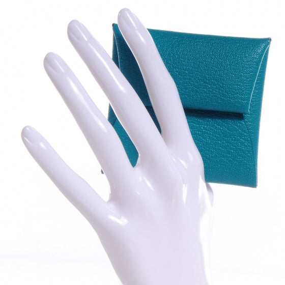 Hermes Chevre Mysore Bastia Bleu Paon 2 of 23