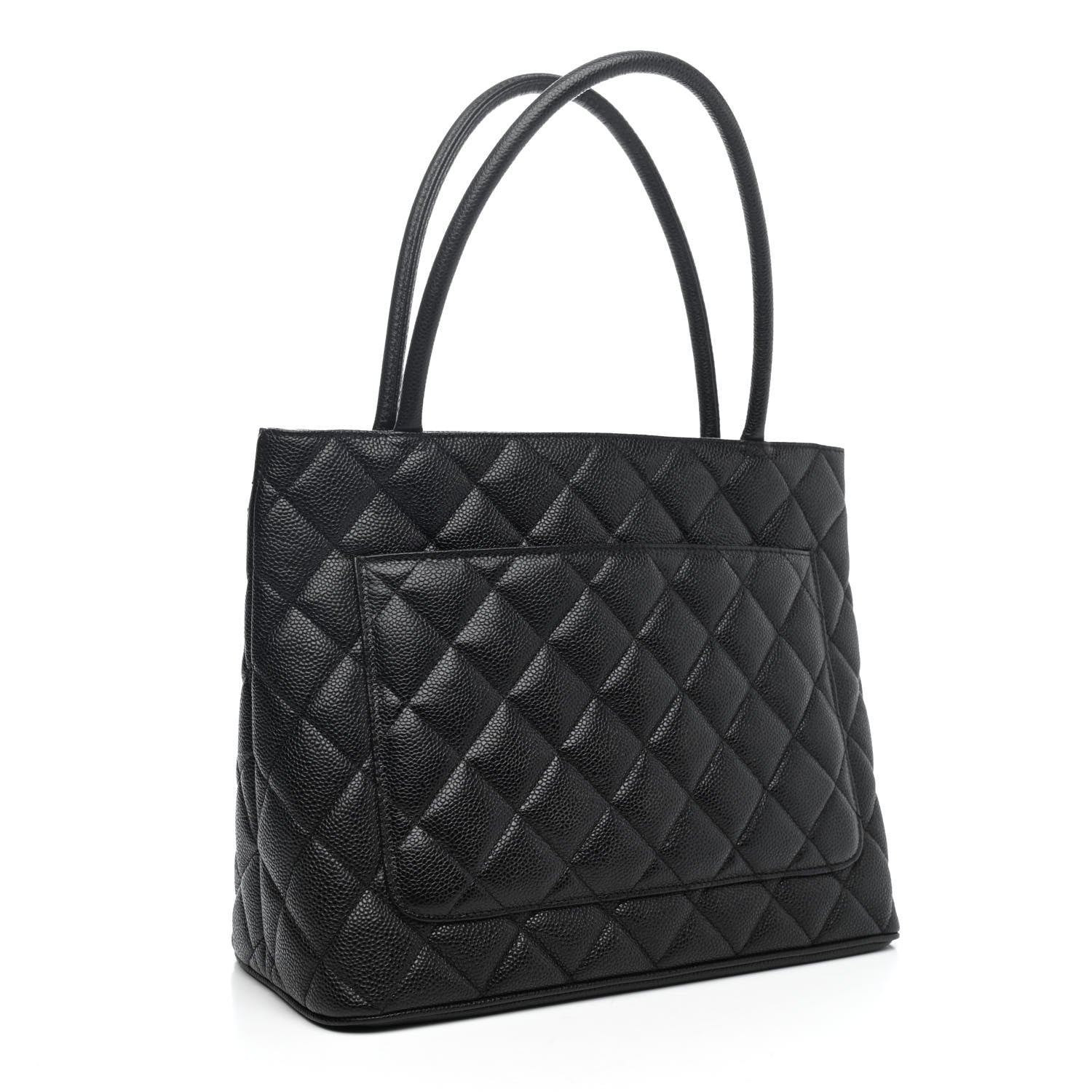 Chanel Caviar Quilted Medallion Tote Black 2 of 4