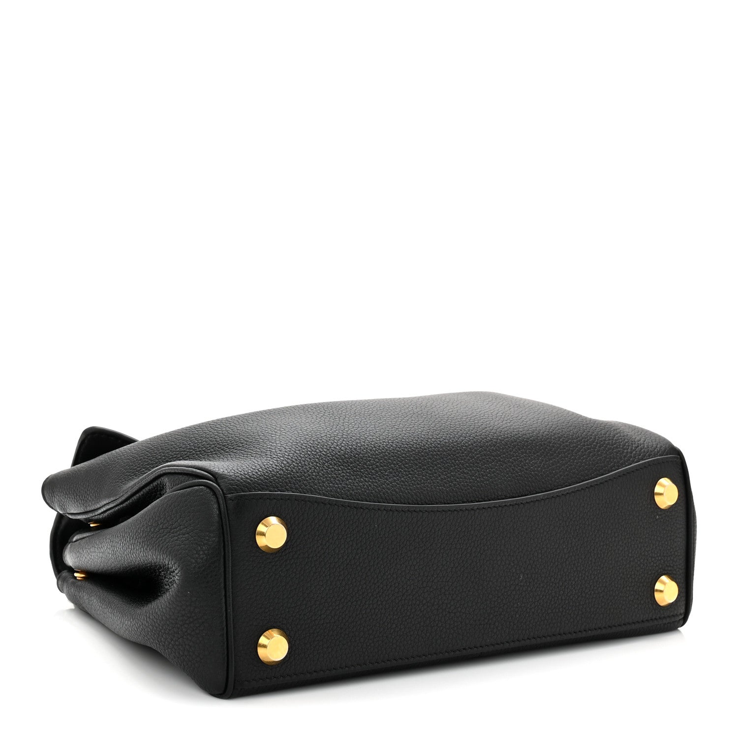 Balenciaga Grained Calfskin Small Rodeo Top Handle Handbag Black 4 of 10