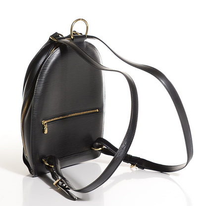 Louis Vuitton Epi Mabillon Backpack Black 3 of 9
