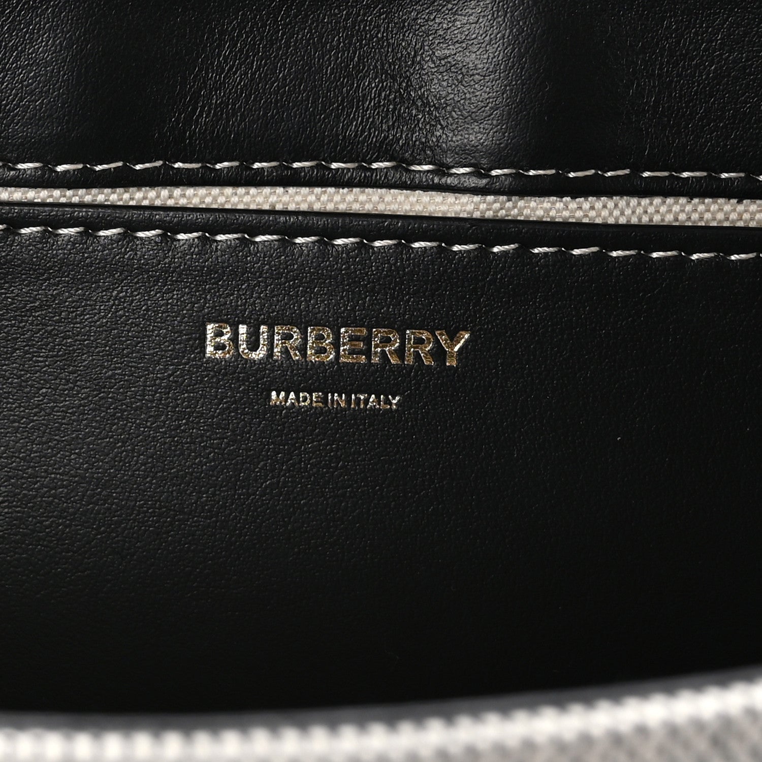Burberry Canvas Horseferry Print Note Crossbody Bag Grey Black 6 of 10