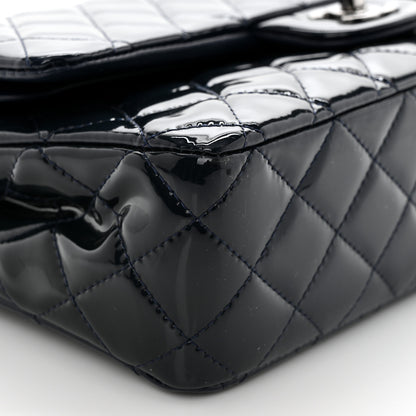 Chanel Patent Quilted Medium Double Flap Navy 9 of 10