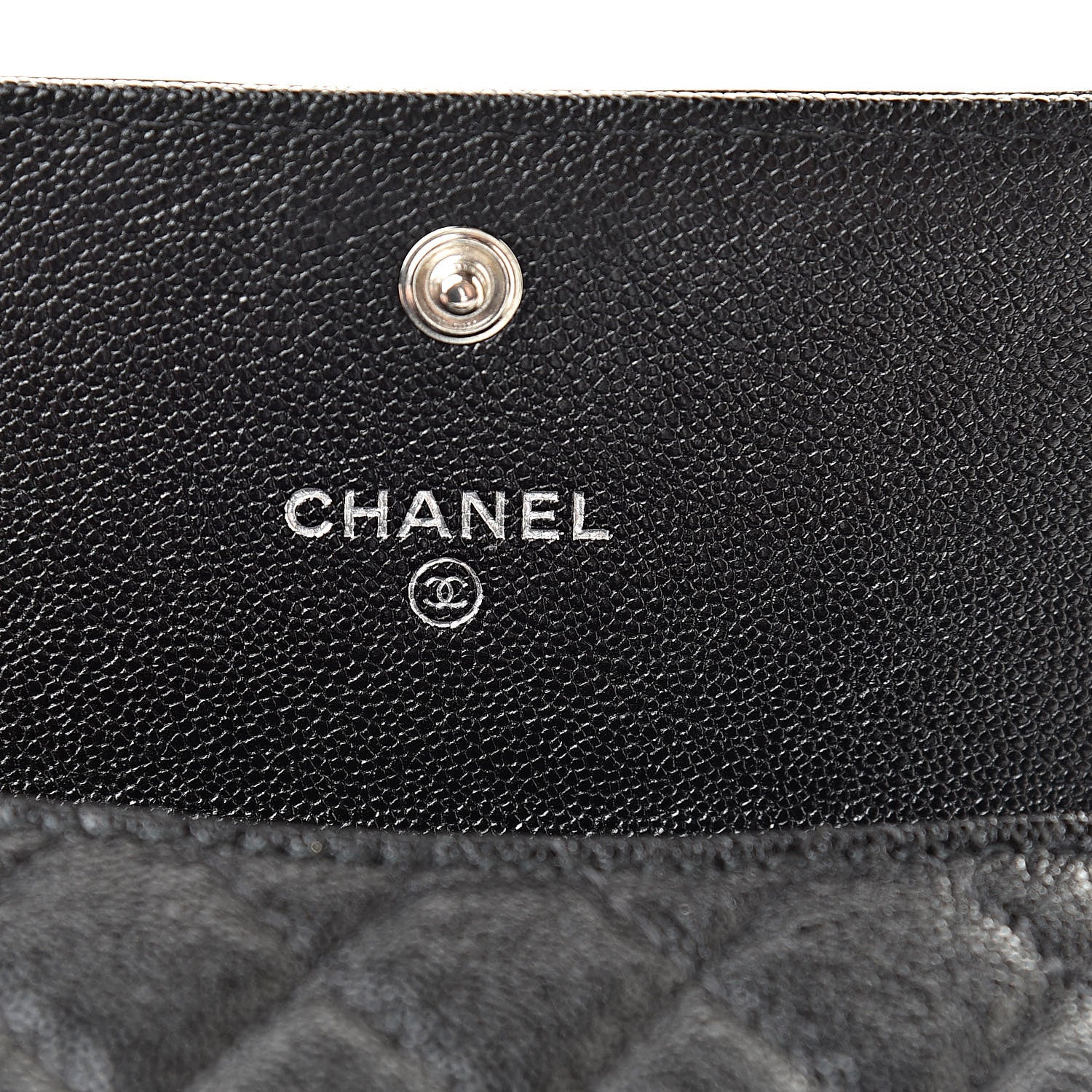 Chanel Caviar Quilted Boy Flap Card Holder Black 6 of 9