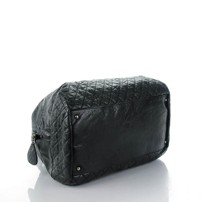 Chanel Aged Calfskin Coco Rider Bowling Bag Black 4 of 7