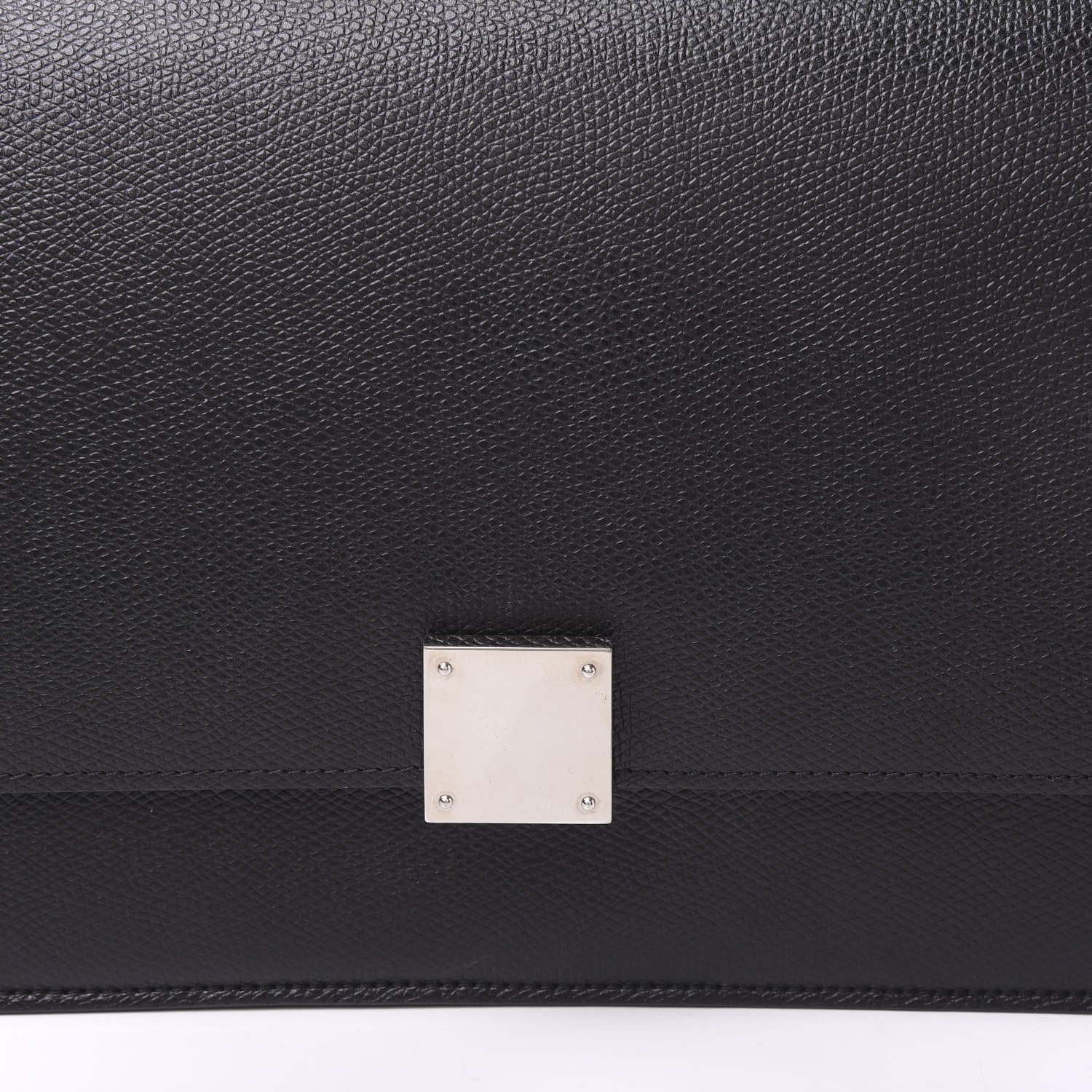 Celine Baby Grained Calfskin Medium Case Flap Black 7 of 9
