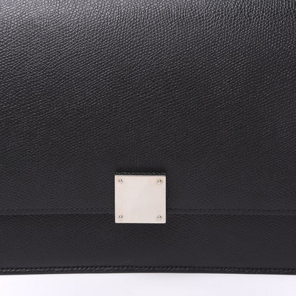 Celine Baby Grained Calfskin Medium Case Flap Black 7 of 9