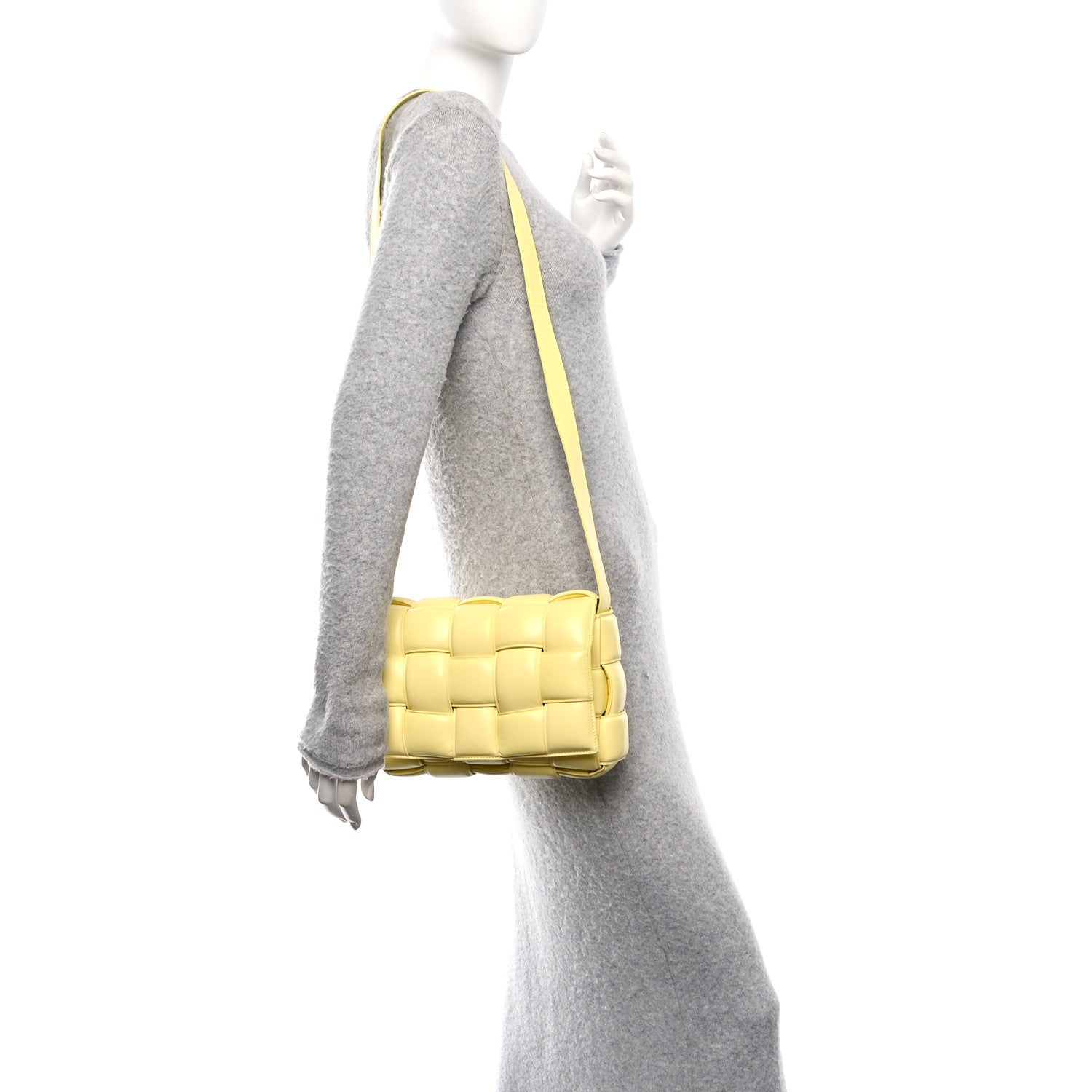 Bottega Veneta Nappa Maxi Intreccio Padded Cassette Crossbody Bag Sherbert 2 of 9
