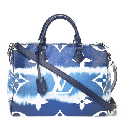 Louis Vuitton Monogram Escale Speedy Bandouliere 30 Blue 1 of 10