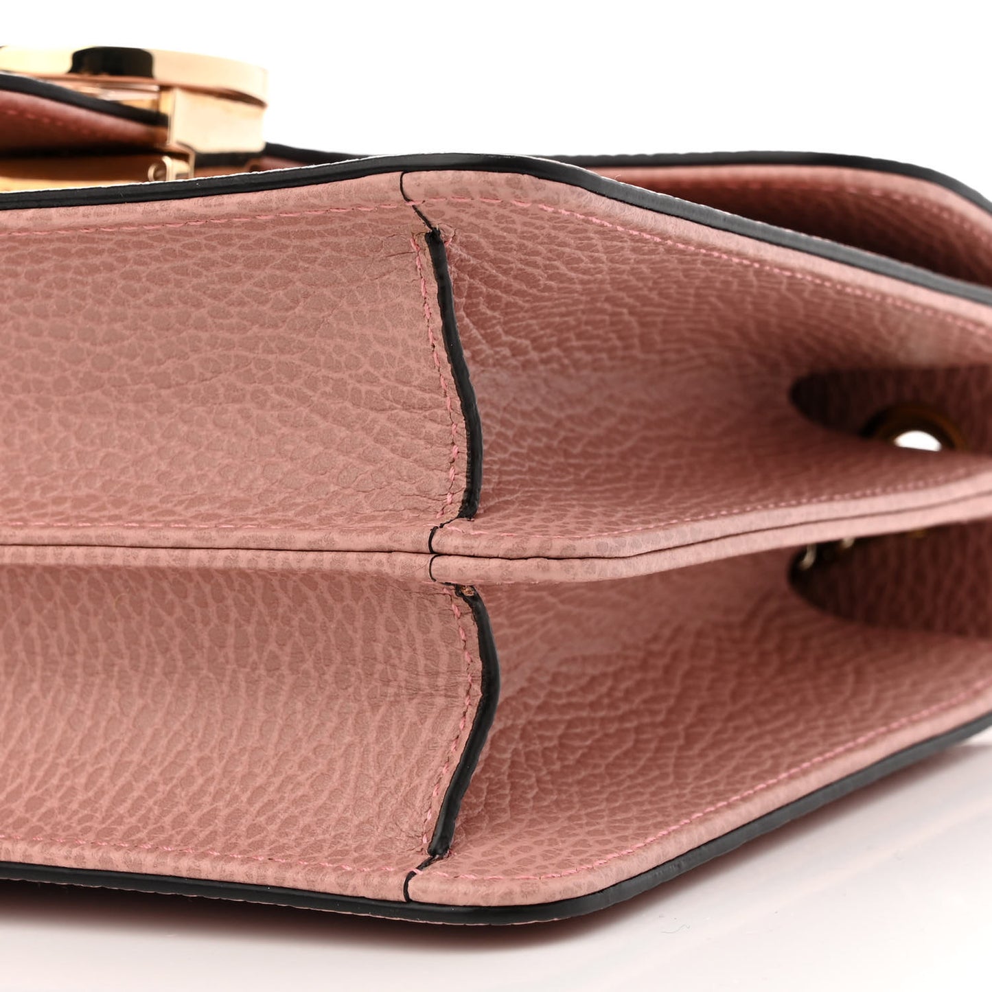 Dollar Calfskin Small Interlocking G Shoulder Bag Soft Pink