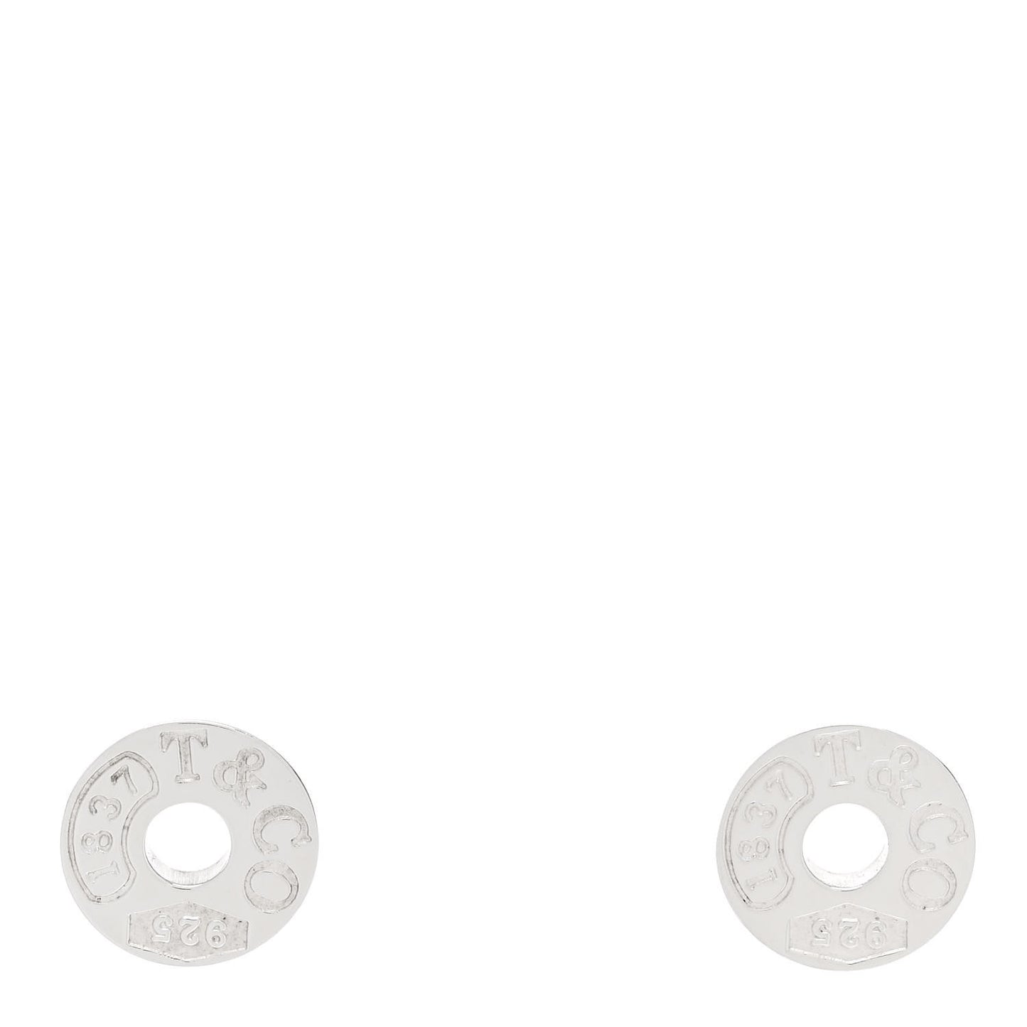 Sterling Silver 1837 Circle Earrings