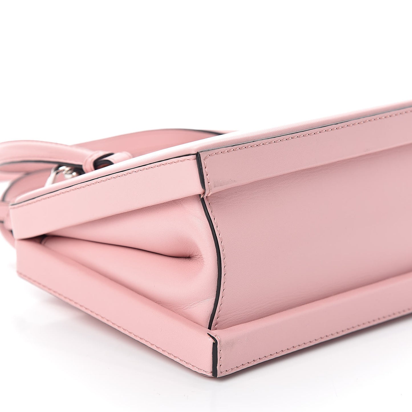 Calfskin Small Postal Bag Pastel Pink