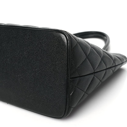 Chanel Caviar Quilted Medallion Tote Black 10 of 11