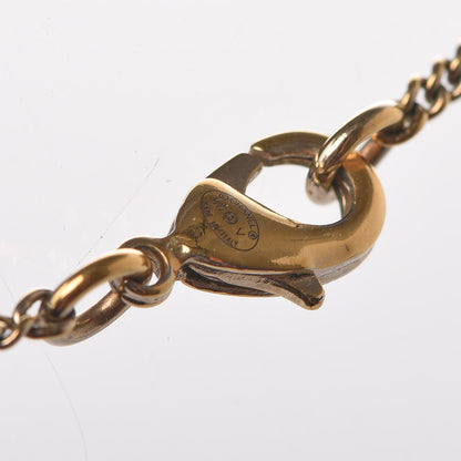 Chanel Baguette Crystal Quilted CC Pendant Necklace Gold 4 of 4