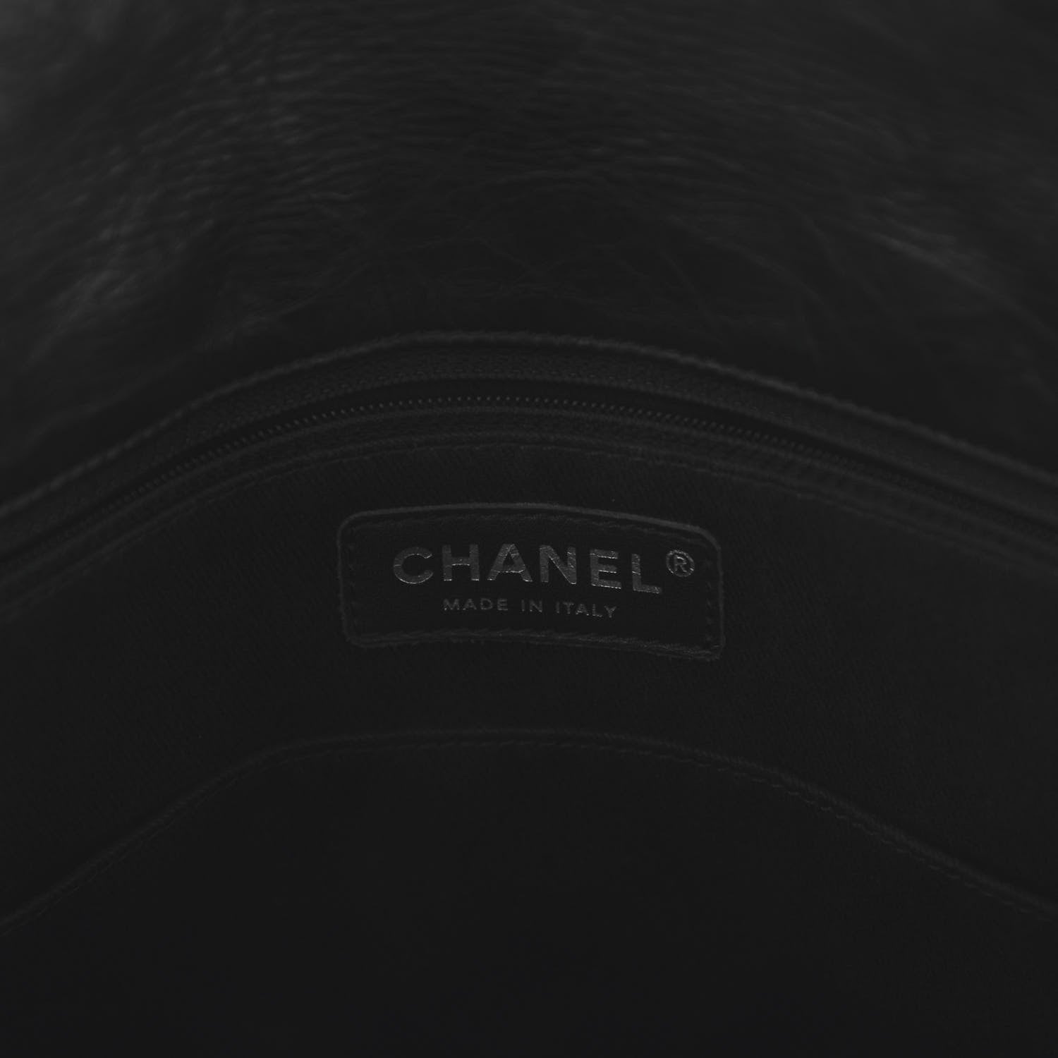 Chanel Aged Calfskin Reissue XL Maxi Flap Black 8 of 10